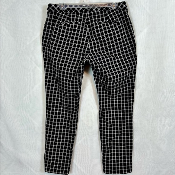 J.Jill Women’s Plaid Stretch Crop Pants / Size 10 - Picture 6 of 11